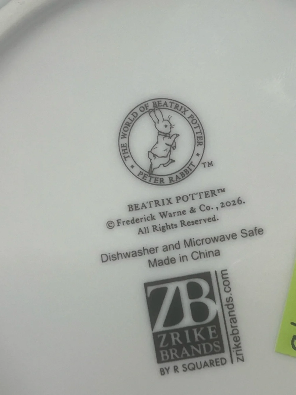 Beatrix Potter Peter Rabbit Bowls
